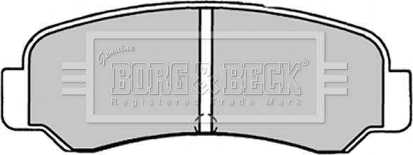 Borg & Beck BBP1231 - Bremžu uzliku kompl., Disku bremzes ps1.lv