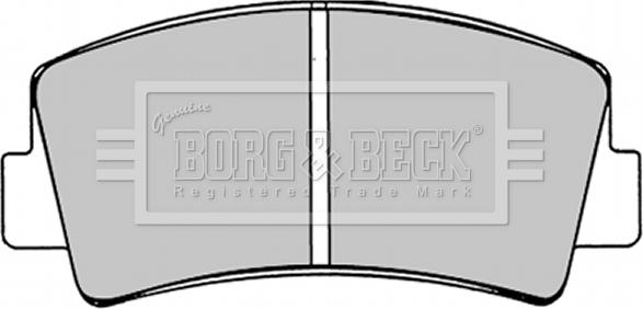 Borg & Beck BBP1221 - Bremžu uzliku kompl., Disku bremzes ps1.lv