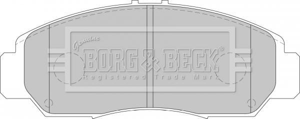 Borg & Beck BBP1741 - Bremžu uzliku kompl., Disku bremzes ps1.lv