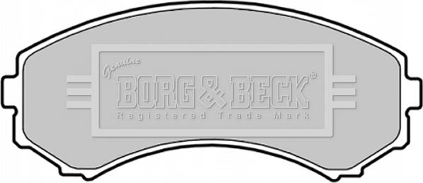 Borg & Beck BBP1757 - Bremžu uzliku kompl., Disku bremzes ps1.lv