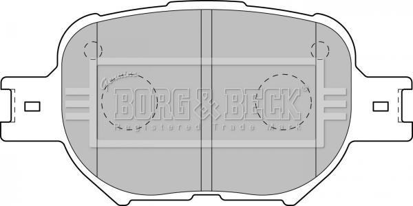 Borg & Beck BBP1767 - Bremžu uzliku kompl., Disku bremzes ps1.lv