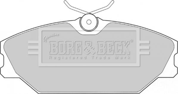 Borg & Beck BBP1708 - Bremžu uzliku kompl., Disku bremzes ps1.lv