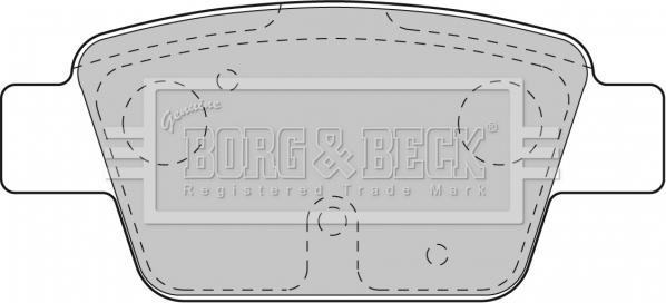 Borg & Beck BBP1718 - Bremžu uzliku kompl., Disku bremzes ps1.lv