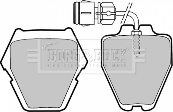 Borg & Beck BBP1780 - Bremžu uzliku kompl., Disku bremzes ps1.lv