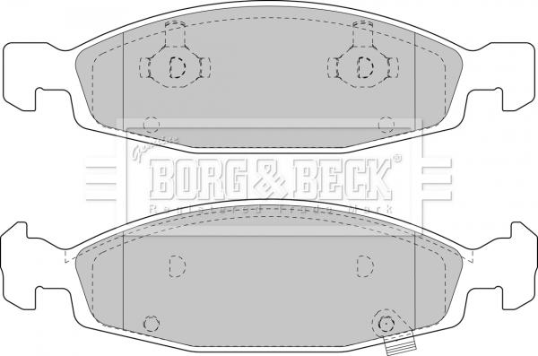 Borg & Beck BBP1781 - Bremžu uzliku kompl., Disku bremzes ps1.lv