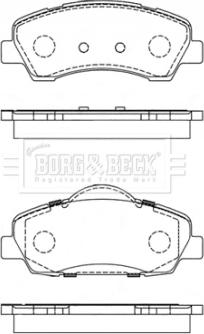 Borg & Beck BBP2442 - Bremžu uzliku kompl., Disku bremzes ps1.lv