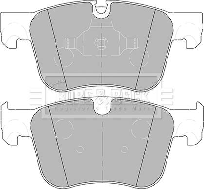 Key Parts KBP2453 - Bremžu uzliku kompl., Disku bremzes ps1.lv