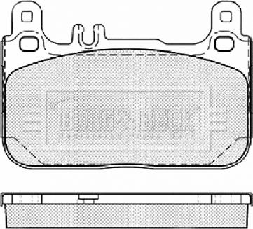 Borg & Beck BBP2461 - Bremžu uzliku kompl., Disku bremzes ps1.lv