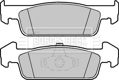 Borg & Beck BBP2408 - Bremžu uzliku kompl., Disku bremzes ps1.lv