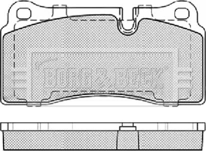 Borg & Beck BBP2439 - Bremžu uzliku kompl., Disku bremzes ps1.lv