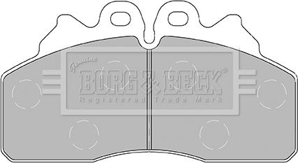 Borg & Beck BBP2435 - Bremžu uzliku kompl., Disku bremzes ps1.lv