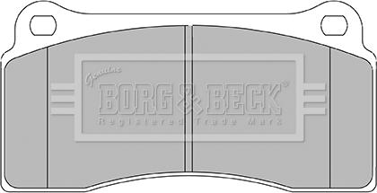 Borg & Beck BBP2437 - Bremžu uzliku kompl., Disku bremzes ps1.lv