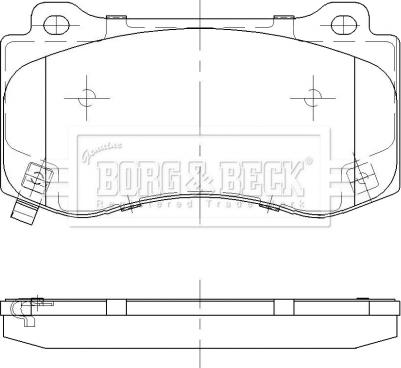 Borg & Beck BBP2474 - Bremžu uzliku kompl., Disku bremzes ps1.lv