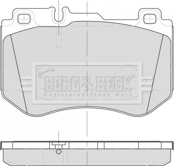 Borg & Beck BBP2501 - Bremžu uzliku kompl., Disku bremzes ps1.lv