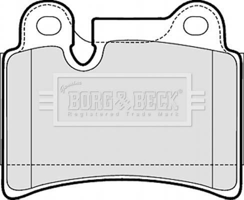 Borg & Beck BBP2053 - Bremžu uzliku kompl., Disku bremzes ps1.lv