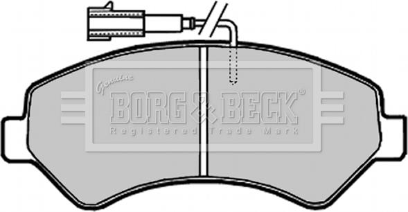 Borg & Beck BBP2020 - Bremžu uzliku kompl., Disku bremzes ps1.lv