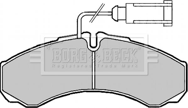 Borg & Beck BBP2190 - Bremžu uzliku kompl., Disku bremzes ps1.lv