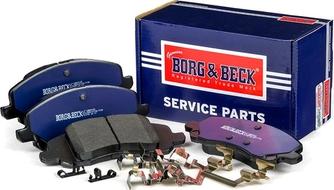 Borg & Beck BBP2125 - Bremžu uzliku kompl., Disku bremzes ps1.lv