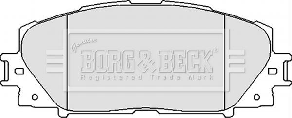 Borg & Beck BBP2123 - Bremžu uzliku kompl., Disku bremzes ps1.lv