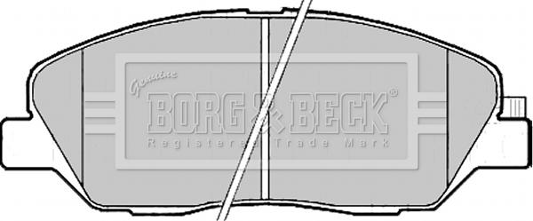 Borg & Beck BBP2176 - Bremžu uzliku kompl., Disku bremzes ps1.lv