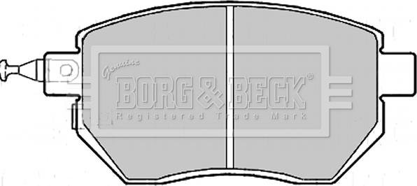 Borg & Beck BBP2172 - Bremžu uzliku kompl., Disku bremzes ps1.lv