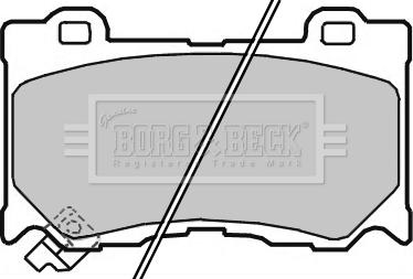 Borg & Beck BBP2363 - Bremžu uzliku kompl., Disku bremzes ps1.lv