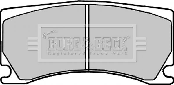 Borg & Beck BBP2327 - Bremžu uzliku kompl., Disku bremzes ps1.lv