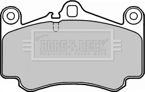 Borg & Beck BBP2255 - Bremžu uzliku kompl., Disku bremzes ps1.lv