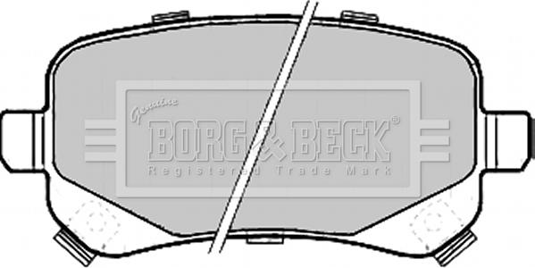 Borg & Beck BBP2209 - Bremžu uzliku kompl., Disku bremzes ps1.lv