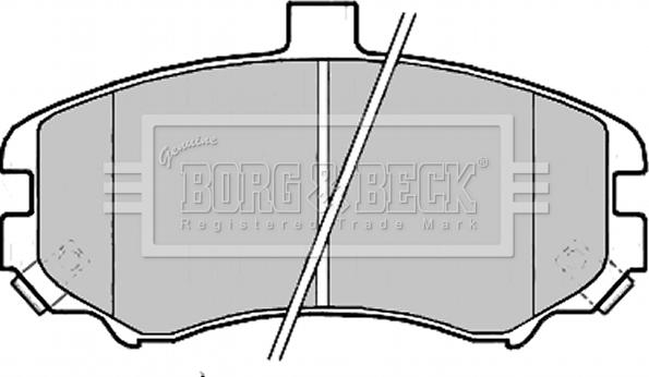 Borg & Beck BBP2203 - Bremžu uzliku kompl., Disku bremzes ps1.lv