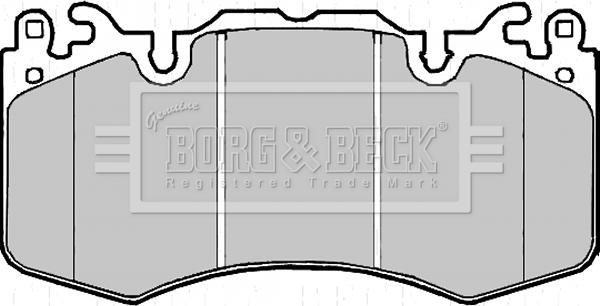 Borg & Beck BBP2216 - Bremžu uzliku kompl., Disku bremzes ps1.lv