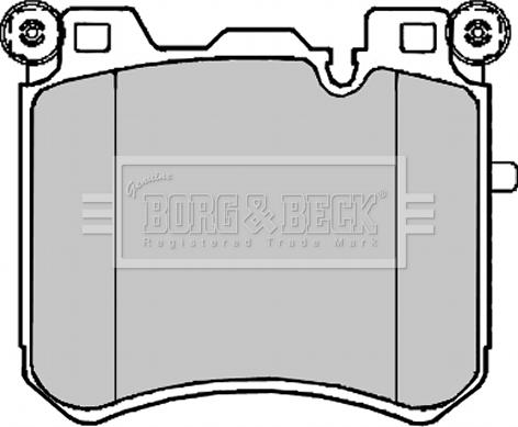 Borg & Beck BBP2223 - Bremžu uzliku kompl., Disku bremzes ps1.lv