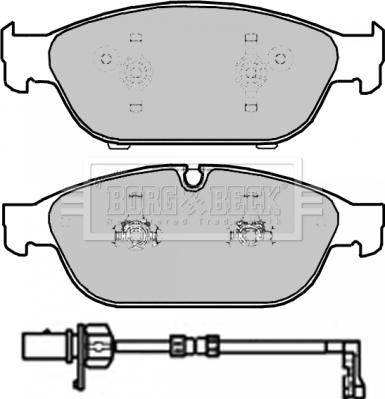 Japanparts PA-0925MK - Bremžu uzliku kompl., Disku bremzes ps1.lv