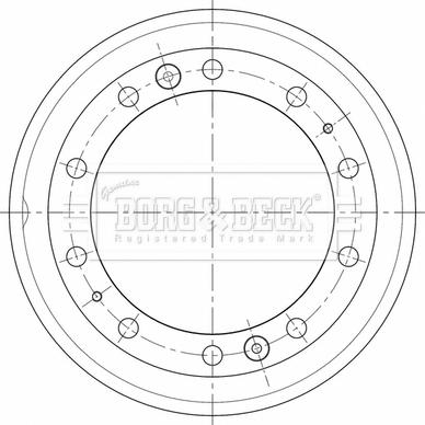 Borg & Beck BBR32515 - Bremžu trumulis ps1.lv