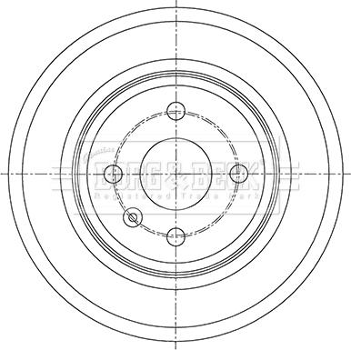 Borg & Beck BBR7264 - Bremžu trumulis ps1.lv