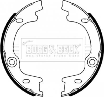 Borg & Beck BBS6496 - Bremžu loku kompl., Stāvbremze ps1.lv