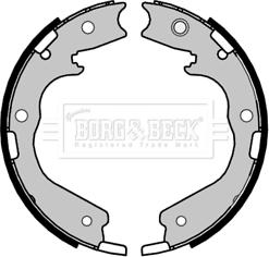 Borg & Beck BBS6468 - Bremžu loku kompl., Stāvbremze ps1.lv