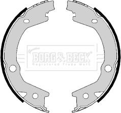 Borg & Beck BBS6406 - Bremžu loku kompl., Stāvbremze ps1.lv