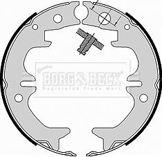 Borg & Beck BBS6411 - Bremžu loku kompl., Stāvbremze ps1.lv