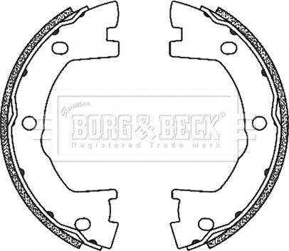 Borg & Beck BBS6503 - Bremžu loku kompl., Stāvbremze ps1.lv