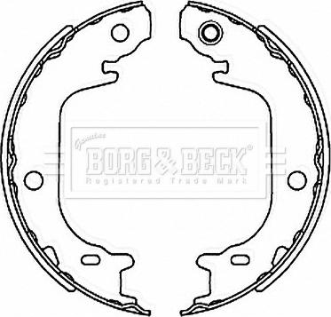 Borg & Beck BBS6518 - Bremžu loku kompl., Stāvbremze ps1.lv