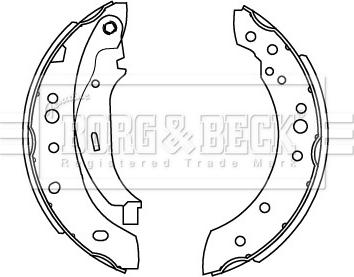 Borg & Beck BBS6529 - Bremžu loku komplekts ps1.lv