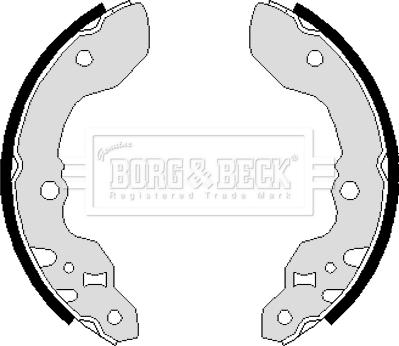 Borg & Beck BBS6048 - Bremžu loku komplekts ps1.lv