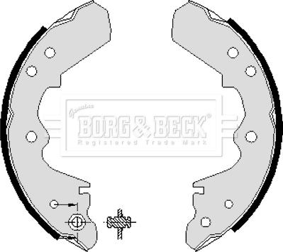 Borg & Beck BBS6042 - Bremžu loku komplekts ps1.lv