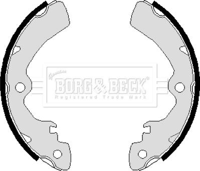 Borg & Beck BBS6066 - Bremžu loku komplekts ps1.lv