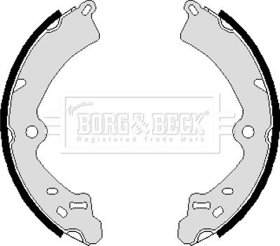 Borg & Beck BBS6062 - Bremžu loku komplekts ps1.lv