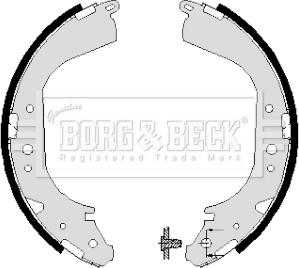 Borg & Beck BBS6004 - Bremžu loku komplekts ps1.lv