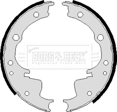 Borg & Beck BBS6013 - Bremžu loku komplekts ps1.lv