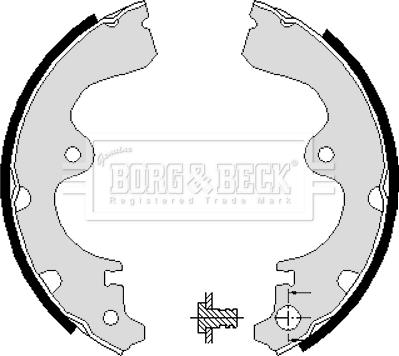 Borg & Beck BBS6088 - Bremžu loku komplekts ps1.lv