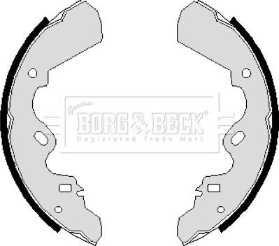 Borg & Beck BBS6083 - Bremžu loku komplekts ps1.lv